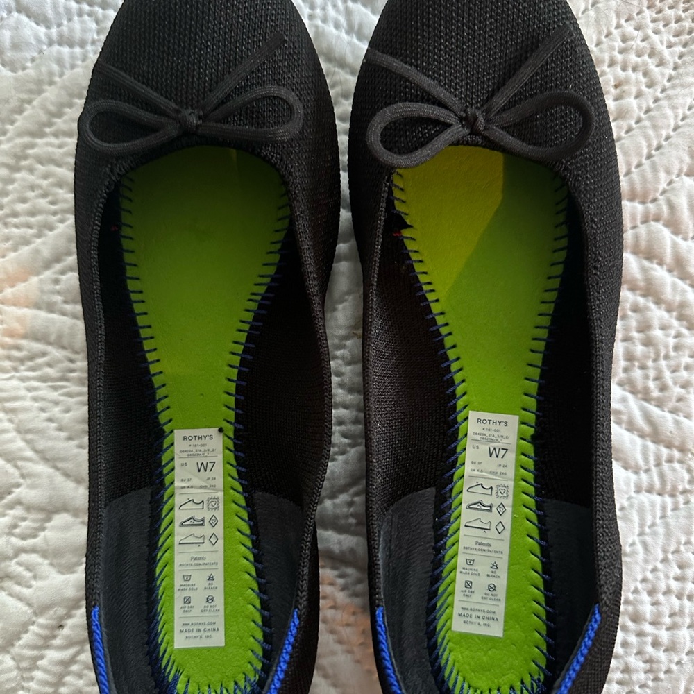 Rothy's Bow Ballet Flats. Insoles not included.